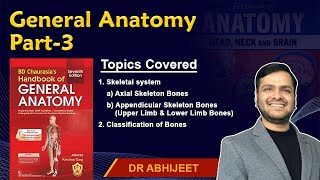 General Anatomy Part3 Axial skeleton bones Appendicular skeleton Classification of bones [upl. by Rosalyn574]