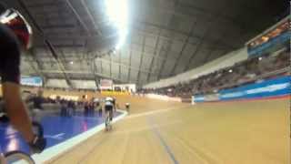 Cycling with Olympic stars in the velodrome [upl. by Kcirdehs]