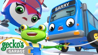 Frozen Gecko Disaster  Geckos Garage  Trucks For Children  Cartoons For Kids [upl. by Rosemare]