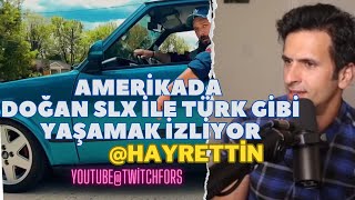 AMERİKALI AYNASIZ AMERİKADA DOĞAN SLX İLE TÜRK GİBİ YAŞAMAK İZLİYOR hayrettin [upl. by Tevis564]