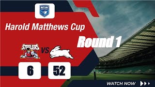 Steelers vs Rabbitohs  Harold Matthews Cup 2024  Round 1 [upl. by Poul]