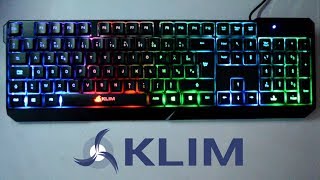 KLIM CHROMA UN CLAVIER ÉTANCHE GAMER [upl. by Uthrop905]