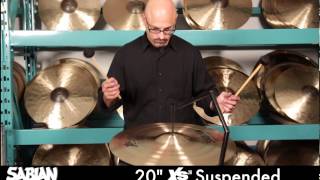 Sabian 20quot XS20 Suspended Cymbals [upl. by Aimar]