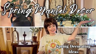 SPRING DECOR 2024  SPRING DECORATING IDEAS  SPRING MANTEL DECOR [upl. by Aisayt]