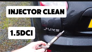 15 dci injector removal and clean  Nissan Jukeqashqai [upl. by Yrocal]