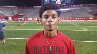 WR target Chris Long talks about visits to Rutgers [upl. by Gnni]