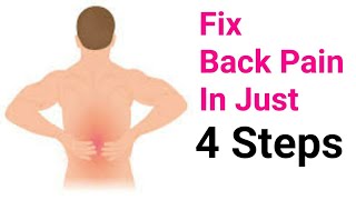 Lower Back Pain  4 Causes And Permanent Treatment  Dr Vivek [upl. by Crespo]