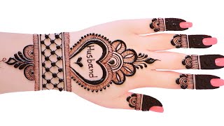 😱🔥easy top Arabic mehndi designweddingDulhan special mehndidesignsimplehenna madhieid mehandi [upl. by Niwrud709]