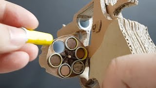 How to make Cardboard Toy  Revolver [upl. by Gala]