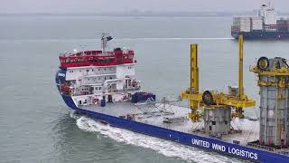 BRAVEWIND passing Vlissingen [upl. by Panaggio]