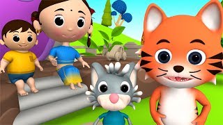 बिल्ली मौसी  Billi Mausi Billi Mausi  Hindi Rhymes  Cartoon Animated Nursery Rhymes for Children [upl. by Katt]