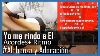 Yo me rindo a El tutorial con guitarra acustica I Surrender All guitar lesson  curso para guitarra [upl. by Semreh]