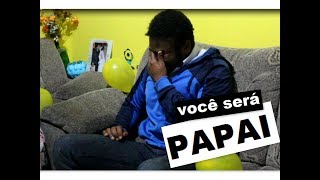 Dando a notícia da gravidez ao papai ♥ [upl. by Sidnak]