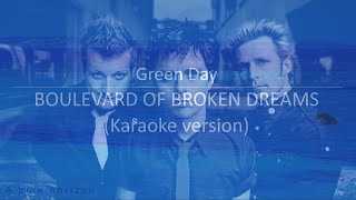 Boulevard of broken dreams karaoke  Green Day [upl. by Groveman]