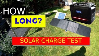 5 How long does it take to charge the ECOFLOW River MAX with the 110W solar panel [upl. by Nlocnil]