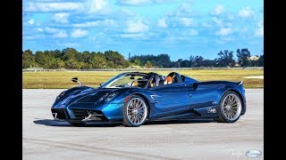 Pagani Huayra Roadster vs Pagani Huayra BC Start up Drive Exterior Interior amp Behind The scenes [upl. by Melisent]