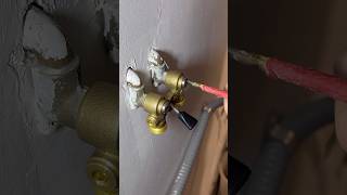 How to replace a washing machine valve plumberjohn washingmachine laundry diyplumbing [upl. by Finzer]