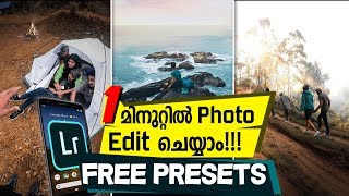 5 FREE MOBILE LIGHTROOM PRESETS  Malayalam Lightroom Tutorial [upl. by Farrica460]