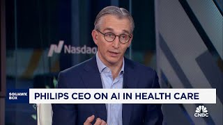 Philips CEO on AI in health care Were very passionate about giving time back to the caregivers [upl. by Ayiak]