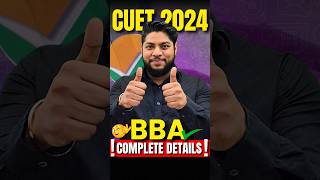 CUET 2024 BBA Complete Details 🔥 University list Eligibility Criteria 🤩 shorts [upl. by Avilys733]