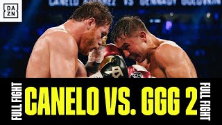 FULL FIGHT  Canelo Alvarez vs Gennadiy GGG Golovkin 2 [upl. by Ruosnam]