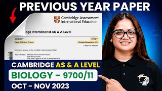 Cambridge AS And A Level Biology  Cambridge AS amp A Level Biology 970011ON23  9700 Biology [upl. by Bail]