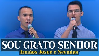 SOU GRATO SENHOR  Irmãos Josué e Neemias [upl. by Woodson]