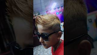 Highlights Hair Colour  Golden Hair Colour For Men ittadihaircut hairstyle barber [upl. by Alissa]