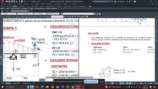 AUX ISO 2  DIAGRAMAS Q N Y M EN PORTICOS ISOSTATICOS [upl. by Emsmus]