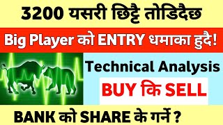 3200 यसरी ताेडिदैअब यी SHARE किन्नुस  Share Market Nepal  Nepse Technical Analysis Today Nepal [upl. by Eniak]