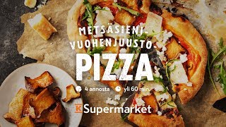 Metsäsienivuohenjuustopizza [upl. by Nitsrik]