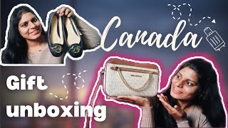 Canada gifts unboxing  HAUL  vlog  itsmegayuu [upl. by Brook]