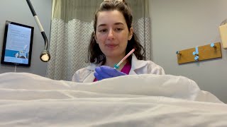 ASMR Seeing The GynecologistIUD Insertion Mirena IUD Real Medical Office Soft Spoken [upl. by Gulgee]