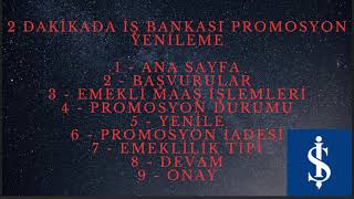 2 Dakikada İş Bankası Promosyon Yenileme [upl. by Vena775]