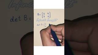 Determinant of matrix shorts short maths matrix [upl. by Aline]