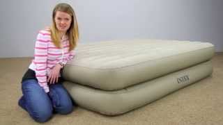 Raised Comfort Air Bed by Intex Air Mattresses [upl. by Erdnoid]