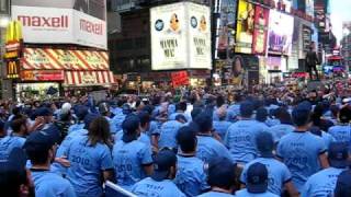 Awesome quotWavin Flagsquot Dance in Times Square [upl. by Augustin]