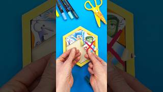 Solving Paper Craft Puzzle by Inside Out 🧩insideout2 insideout papercraft puzzle puzzles diy [upl. by Anneiv706]