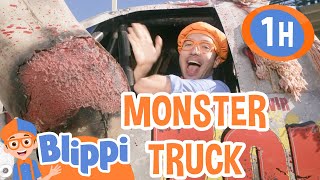 Big Trucks And Blippi 🚘 Blippi Learns Something New  Learning Videos for Kids 🔵🟠 [upl. by Nylcsoj]