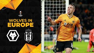 Jota hits hattrick against Besiktas  Wolves 40 Besiktas  2019 Europa League Highlights [upl. by Olivann959]