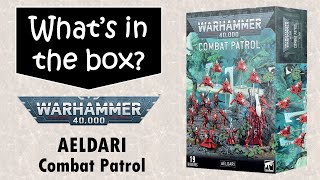 Aeldari Eldar combat patrol unboxing and review  Warhammer 9th edition [upl. by Rudwik]