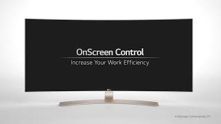 LG Monitor OnScreen Control Split Screen Game Mode amp More [upl. by Bertrand]