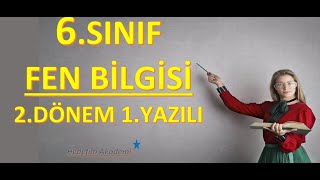 6SINIF FEN BİLGİSİ 2DÖNEM 1YAZILI2024 [upl. by Zeuqram]