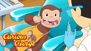 Curious George 🦷 George Learns to Brush His Teeth 🦷 Kids Cartoon 🐵 Kids Movies [upl. by Ahsyekal]