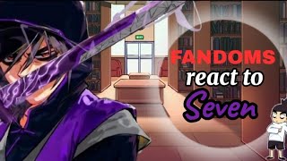 🗡️ Fandoms react to Seven  26  🇷🇺🇺🇸  🗡️ [upl. by Hcnarb841]