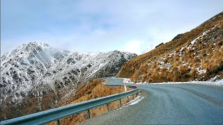 Road to Remarkables Mt Queenstown New Zealand [upl. by Haye]