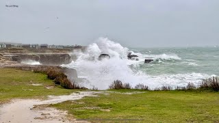 Storm Nelson at Portland Bill in Dorset [upl. by Thirion143]