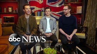 Benedict Cumberbatch Tom Hiddleston and Tom Holland dish on Avengers Infinity War [upl. by Ledah]