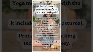 Know more about physical posture ✨🧘 ytshorts power mindfulness spirit yogawithadriene goatyoga [upl. by Aohsoj]