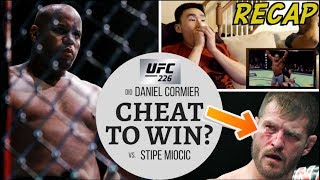 Did Daniel Cormier CHEAT to beat Stipe Miocic  DC Knock out Stipe to become Heavyweight Champion [upl. by Pardew]